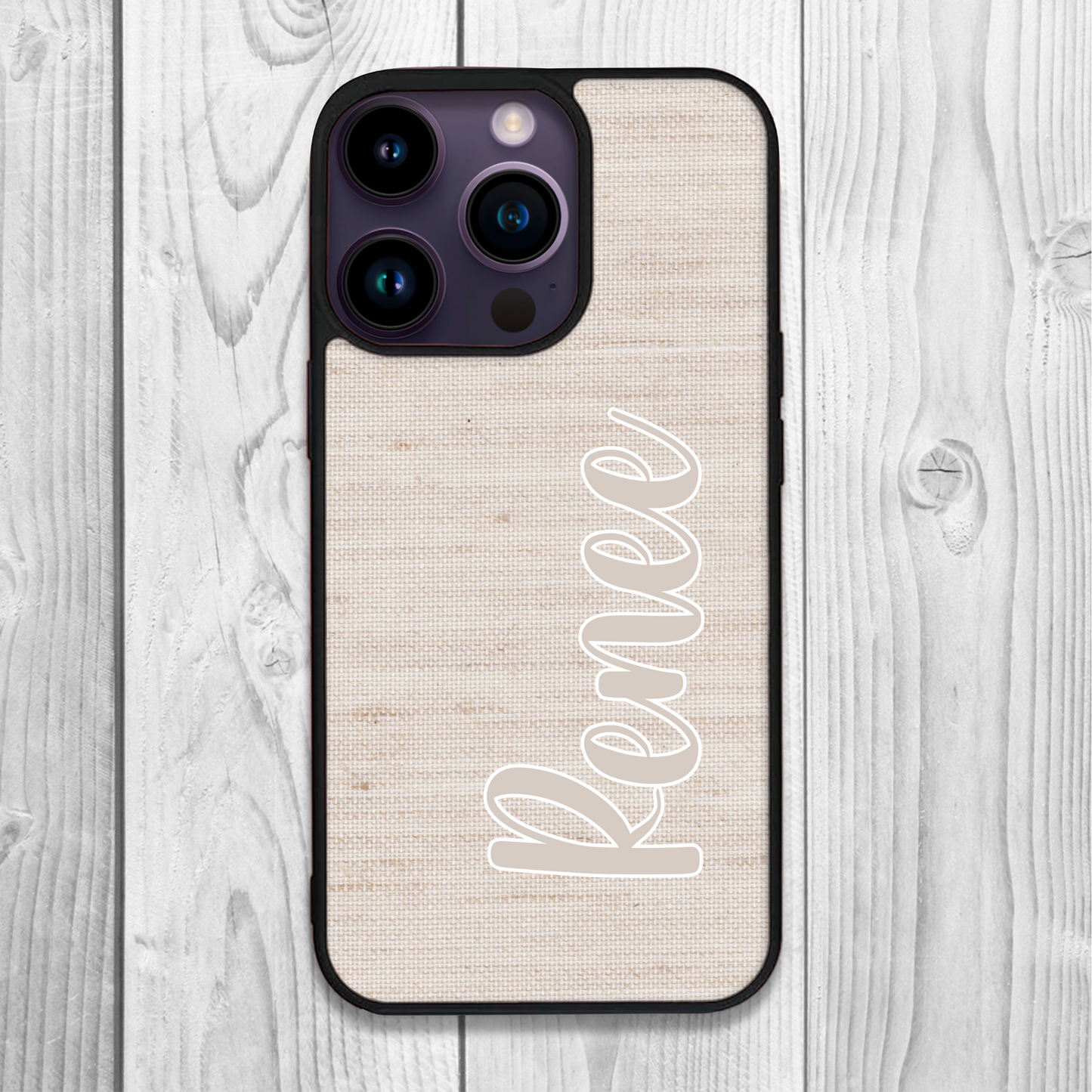 Woven Chic Personalised Name Phone Case