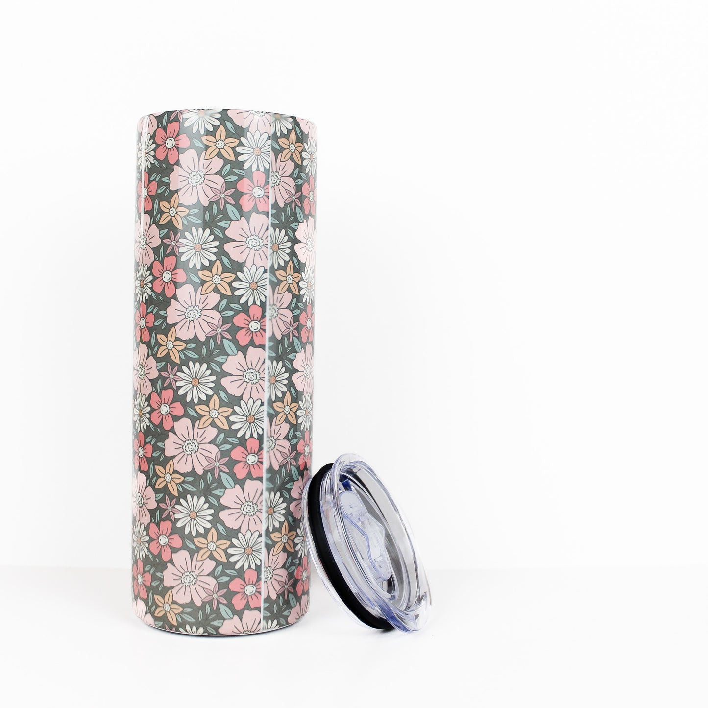 Retro Floral 20oz Skinny Tumbler fault