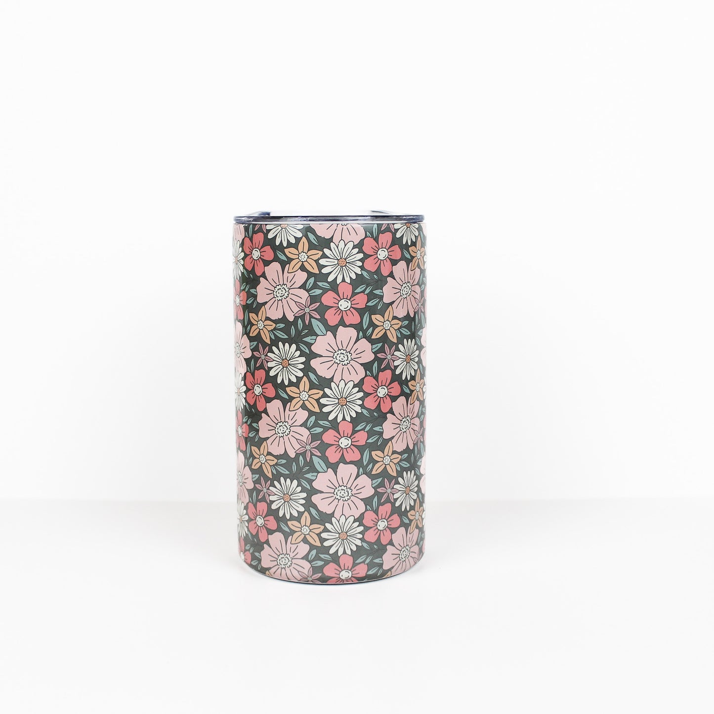 Retro Floral 12oz Skinny Tumbler