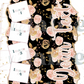 Personalised Into The Gold Floral Photo Collage 20oz Skinny Tumbler