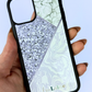 Lavender Chunky Marble Phone Cases