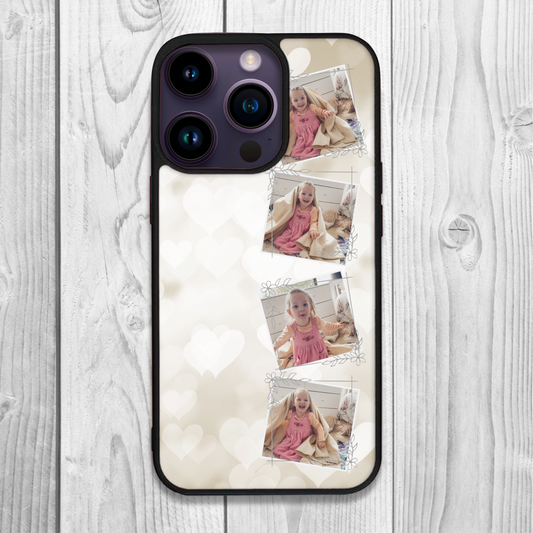 Glitter Chic Personalised Photo Collage Case