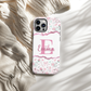 Watercolour Floral Personalised Initial and Name Case