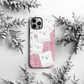 Watercolour Floral and Chunky Glitter Personalised Photo Collage Case