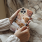 Six Photo Collage Paw Print Phone Case