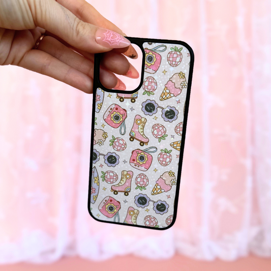 Holographic Summer Disco Nights Phone Case