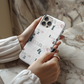Six Photo Collage Paw Print Phone Case