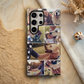 Six Photo Collage Paw Print Phone Case