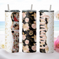 Personalised Into The Gold Floral Photo Collage 20oz Skinny Tumbler