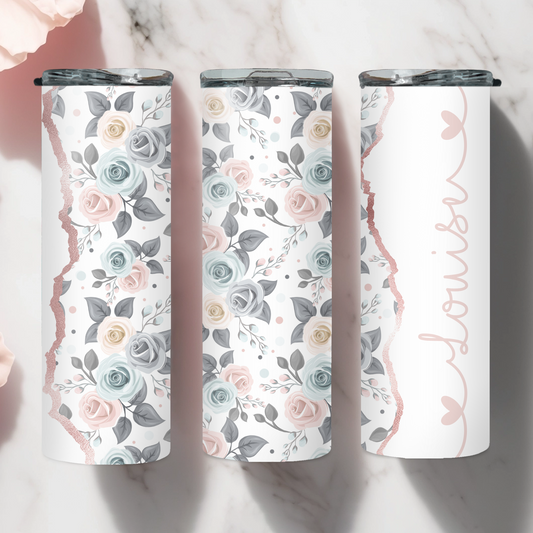 Personalised Winter Wonderland Name 20oz Skinny Tumbler