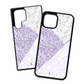 Lavender Chunky Marble Phone Cases