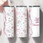 Personalised All Things Pretty Name 20oz Skinny Tumbler