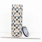 Cheeky Checkered Floral 20oz Skinny Tumbler set