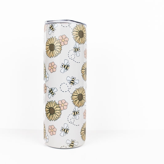 Honey Bee 20oz Skinny Tumbler