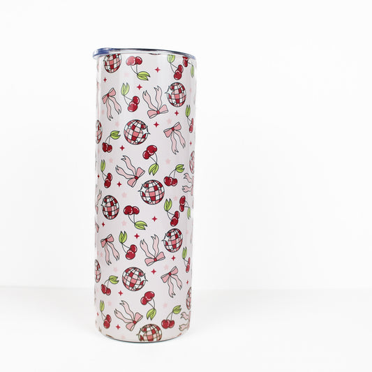 Cherry Disco 20oz Skinny Tumbler