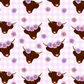Pink Highland Cownations Phone Cases