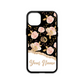 Into The Gold Watercolour Floral Personalised Name Case